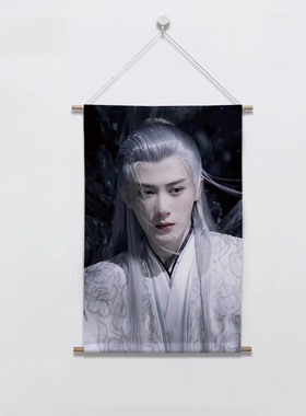 檀健次九命相柳海报周边布艺挂画高清印花卷轴墙贴布定制防风邶