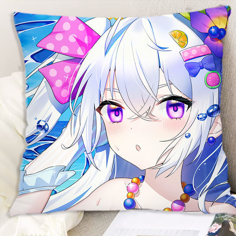创意碧蓝档案白洲梓抱枕动漫二次元可爱枕头定制学生宿舍午睡靠垫