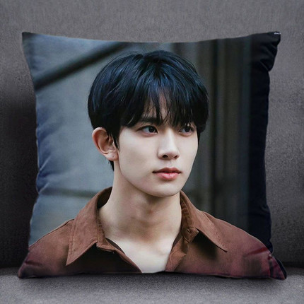 ENHYPEN李羲承周边抱枕明星照片定制靠垫枕头闺蜜学生日礼物双面