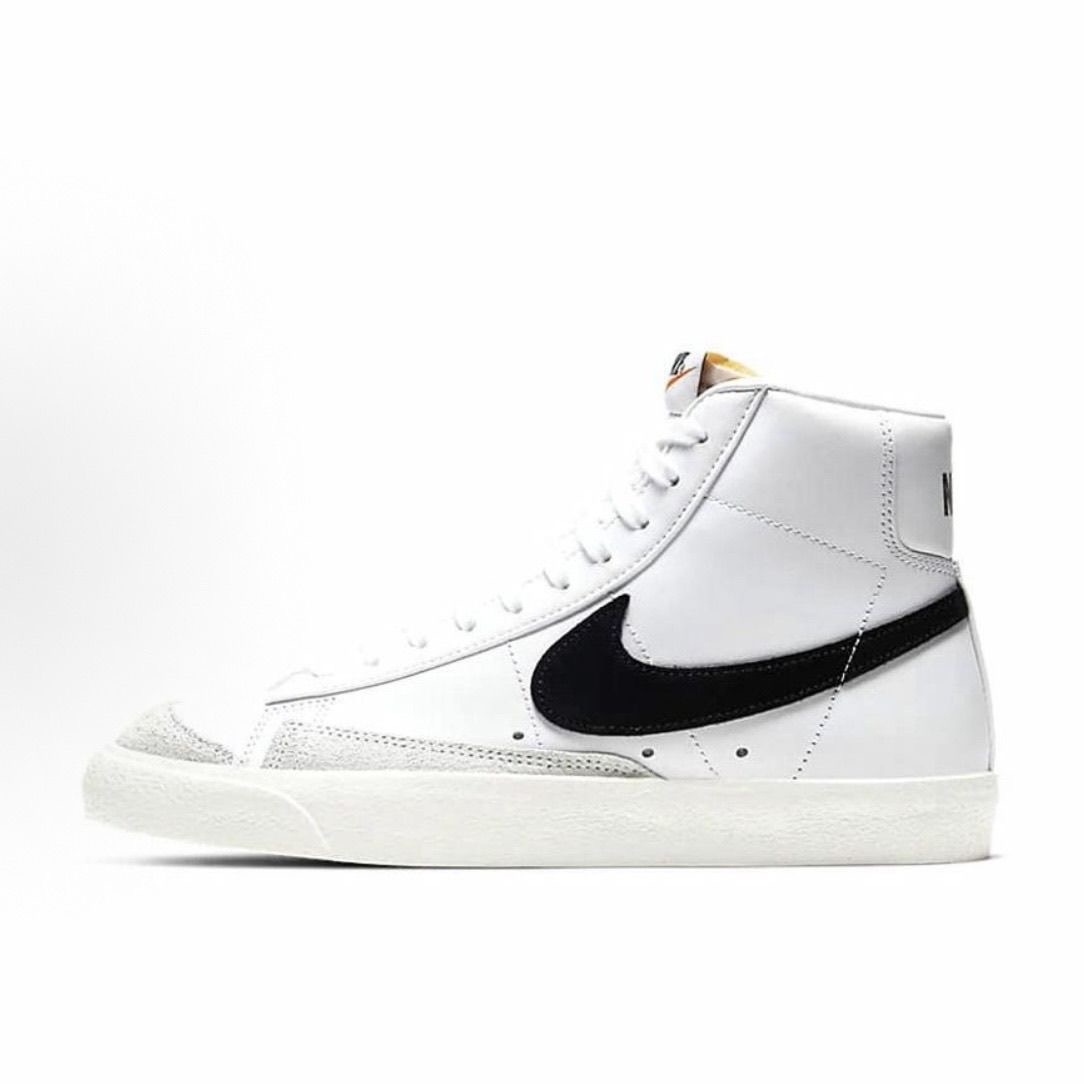 耐克Nike Blazer经典复古板鞋 白黑 货号CZ1055-100 温州XH-XN