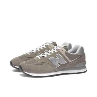 灰色河南LL仓 ML574EGG反毛皮平衡耐磨低帮跑步鞋 New Balance