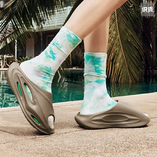 鸿星尔克 芷境奇弹舒适经典运动拖鞋11123210323-115广东LS仓