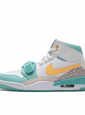 Jordan Legacy312郭艾伦FV3625-181高帮篮球鞋男款白绿河南LL仓