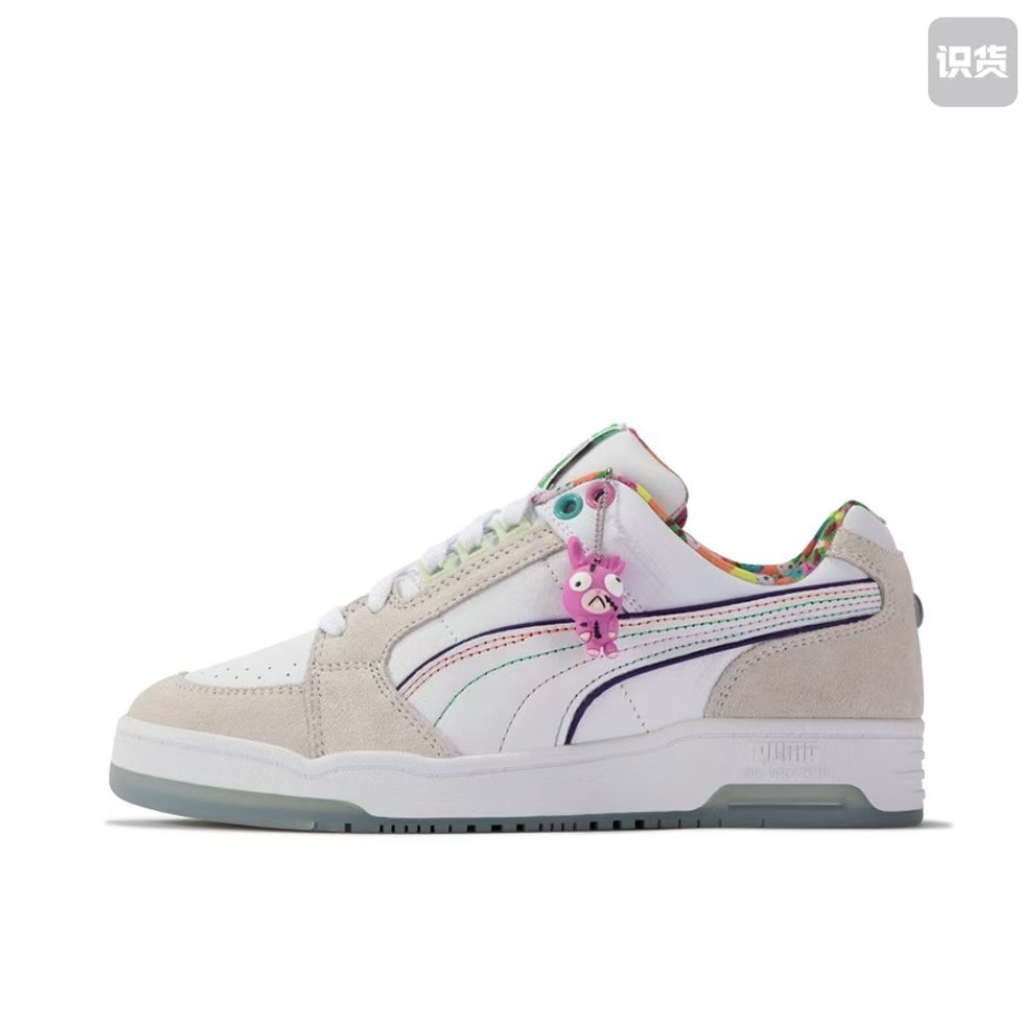 PUMA 383344-01复古休闲 低帮 板鞋 男女同款 白灰色河南LL仓