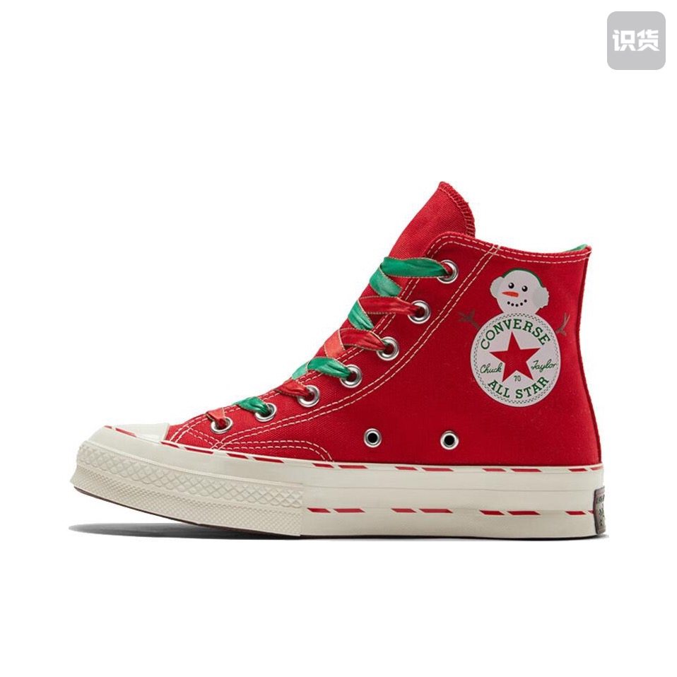 Converse 1970s Chuck 圣诞限定雪人高帮帆布鞋A04281C广东LS仓