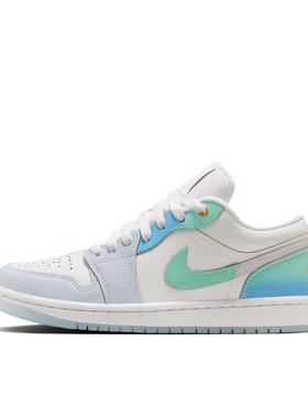 Air Jordan1 FN8899-131低帮复古篮球鞋女款白蓝河南LL仓