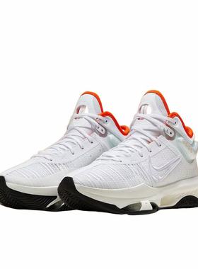 Nike Air Zoom G.T DJ9432-104中帮篮球鞋男女同款白橙黑河南LL仓