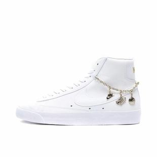 DM0850 100复古 中帮 Nike 女款 板鞋 白色河南LL仓 Blazer