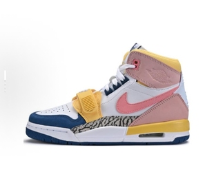 粉白色FD9909 Jordan 高帮 防滑耐磨 161杭州GD仓 舒适