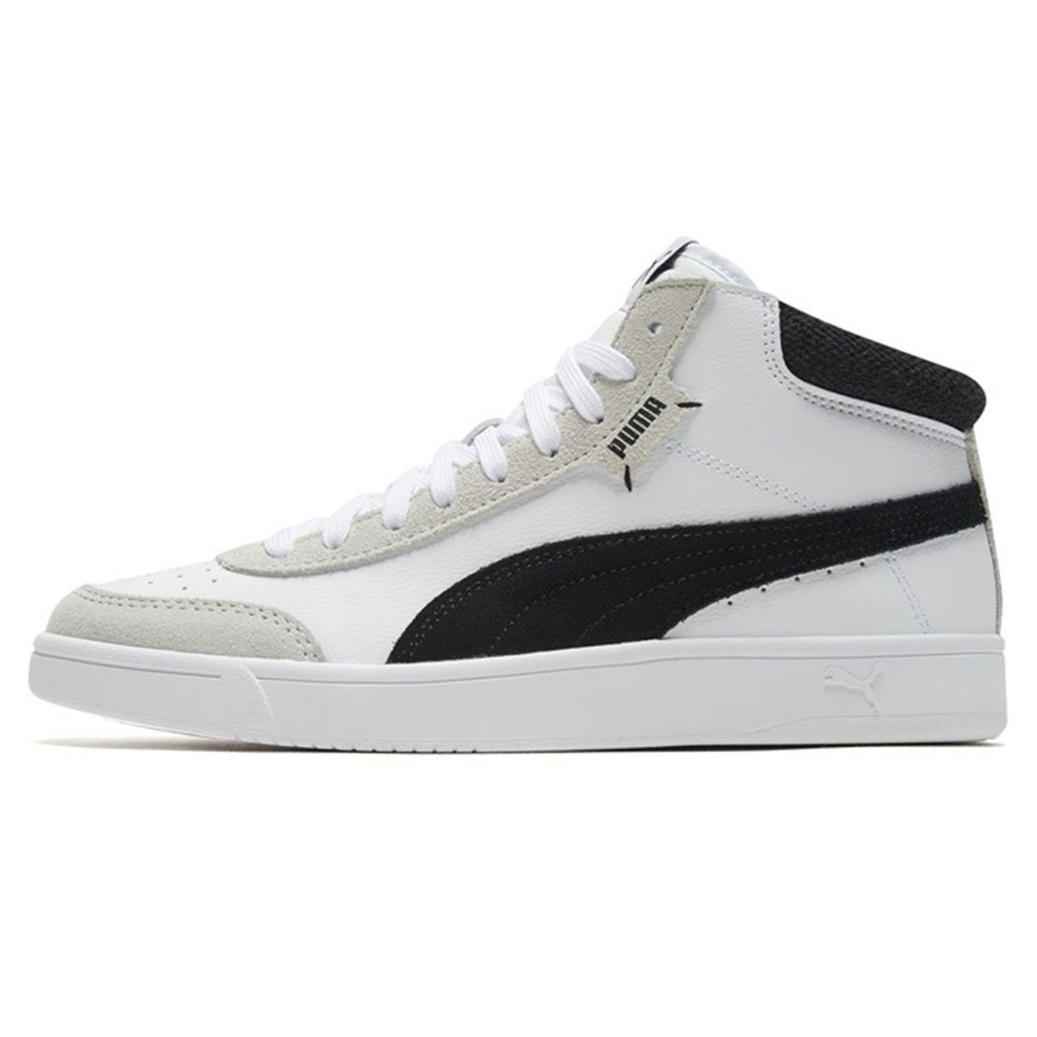 PUMA彪马 皮革 舒适 中帮 板鞋 休闲  男女同款371119-02江苏ZS仓