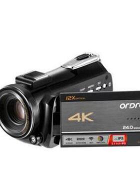 Ordro/欧达 AC5PLUS 智能4K高清数码摄像机DV12倍6轴光学变焦防抖