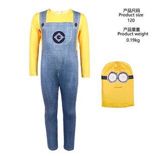 神偷奶爸电影Minions角色扮演cosplay服装连体衣舞台表演服小黄人