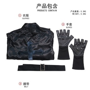 跨境爆款万圣节黑色骑士刽子手cosplay服装 黑色骑士刽子手cos服