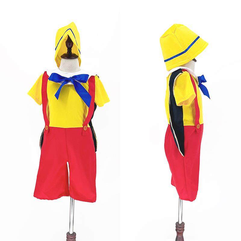 万圣节长鼻子皮诺曹儿童cos服