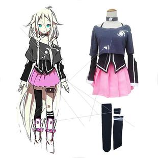 源头视频IA游戏日本VOCALOID3的虚拟cosplay伊爱cos服装歌姬送袜