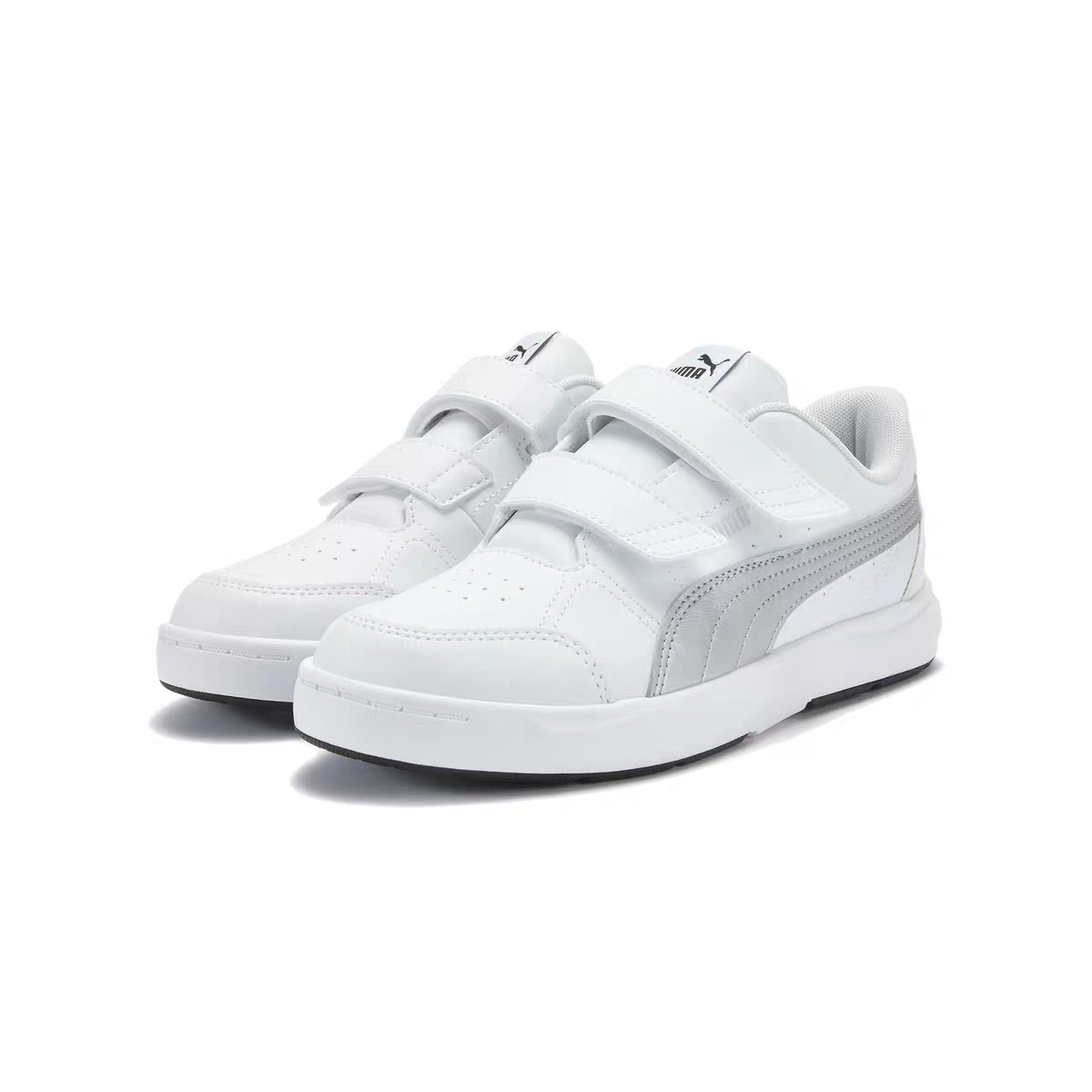 魔术贴防滑小白鞋休闲板鞋女童PUMA彪马EVOLVECOURT 404315