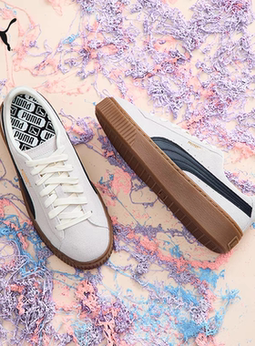 【厚底鞋】增高小白鞋松糕鞋女子PUMA彪马板鞋PLATFORM363559