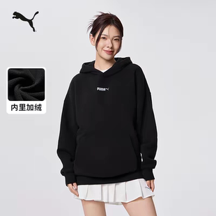 加绒保暖加厚圆领卫衣男女款PUMA彪马官方冬季长袖运动上衣534364