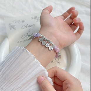 手链不掉色女夏季女生平安喜乐古风串珠礼物新中式文艺手串n女