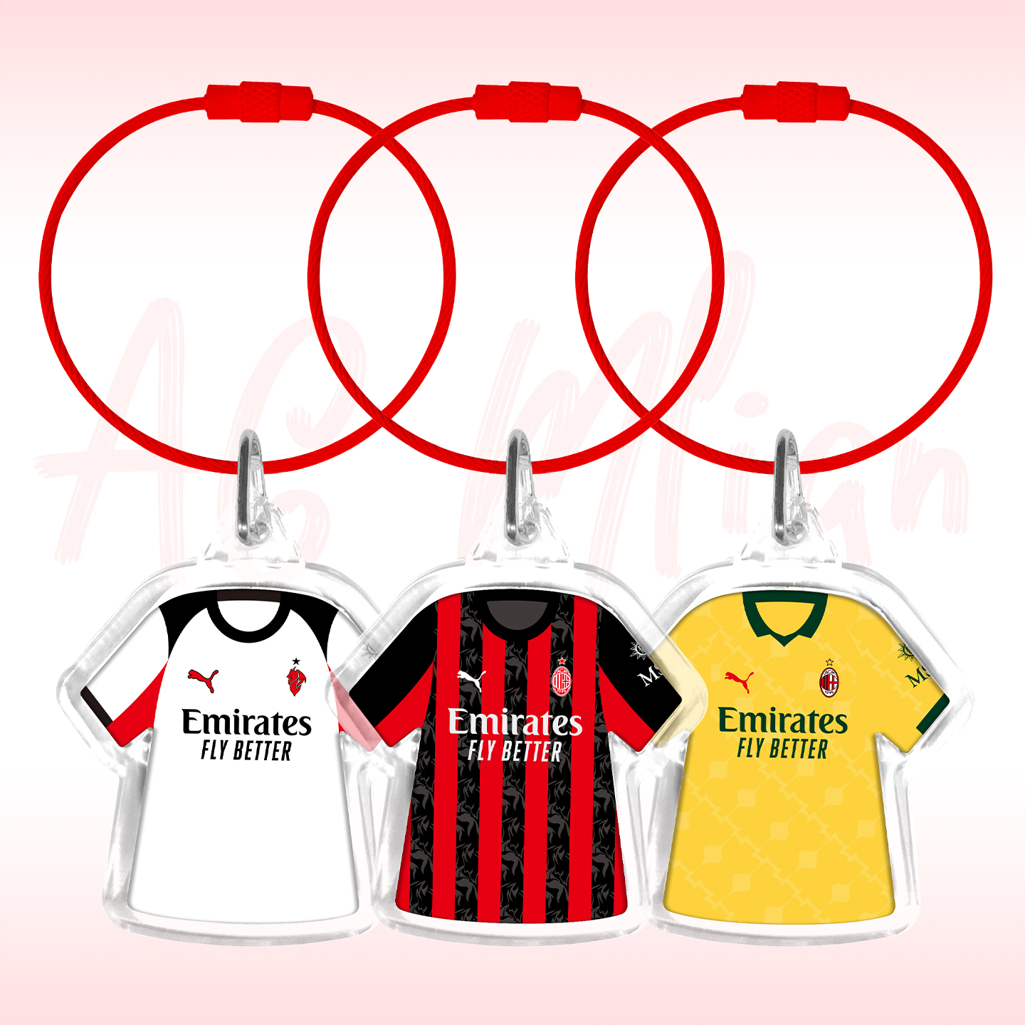 AC米兰马尔蒂尼卡卡球衣挂件