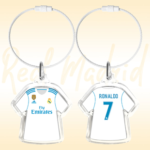 C罗葡萄牙曼联皇马尤文利雅得胜利球衣钥匙扣亚克力挂件足球周边