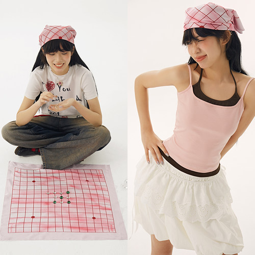 DBSC原创五子棋粉色方巾