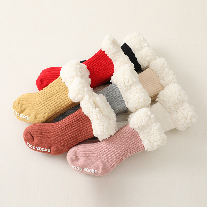 Winter Baby Socks Cute Thicken Warm Kids Sock Thermal  C