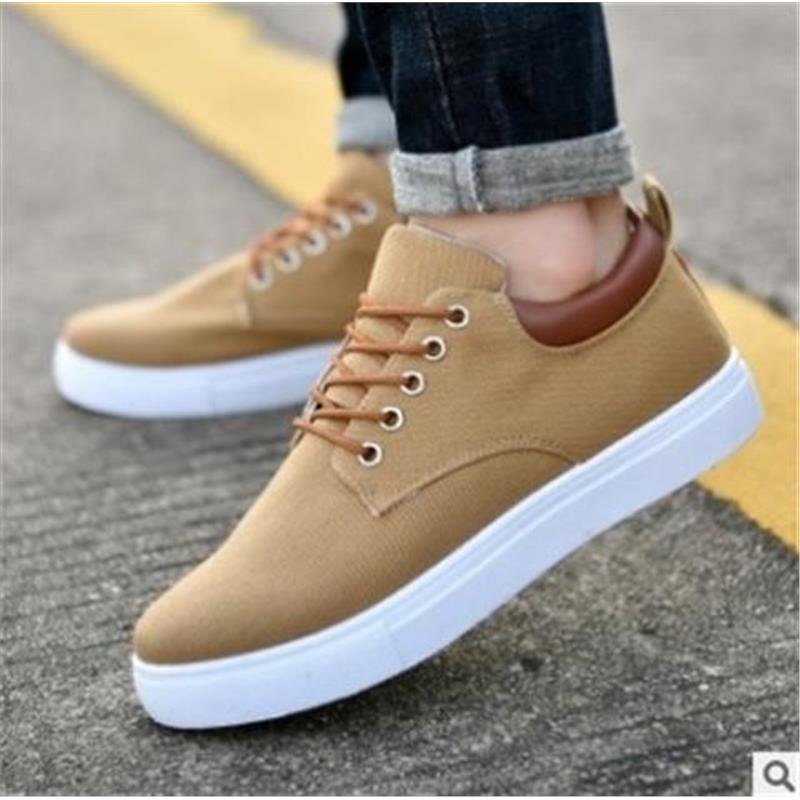 korean Breathable men's casual canvas sport shoes sneakers