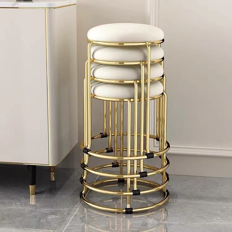 Stool Chair Stackable Round Stool Dining Table Stool Small R