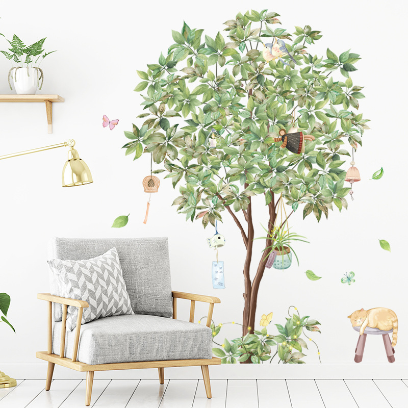 Large Nordic Tree Wall Stickers Living Room Decoration