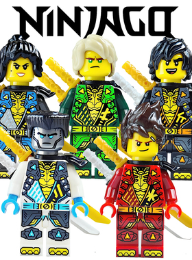 国产第三方积木人仔幻影新款忍者19季主角团劳埃德阿林双面印刷