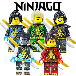 国产第三方积木人仔幻影新款忍者19季主角团劳埃德阿林双面印刷