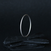 念头 999纯银古法传承银手镯女实心手环简约复古小众文艺足银镯子