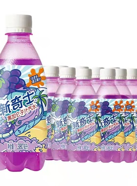 屈臣氏新奇士黑加仑子汁汽水380mlX15瓶装整箱含果汁碳酸饮料包邮