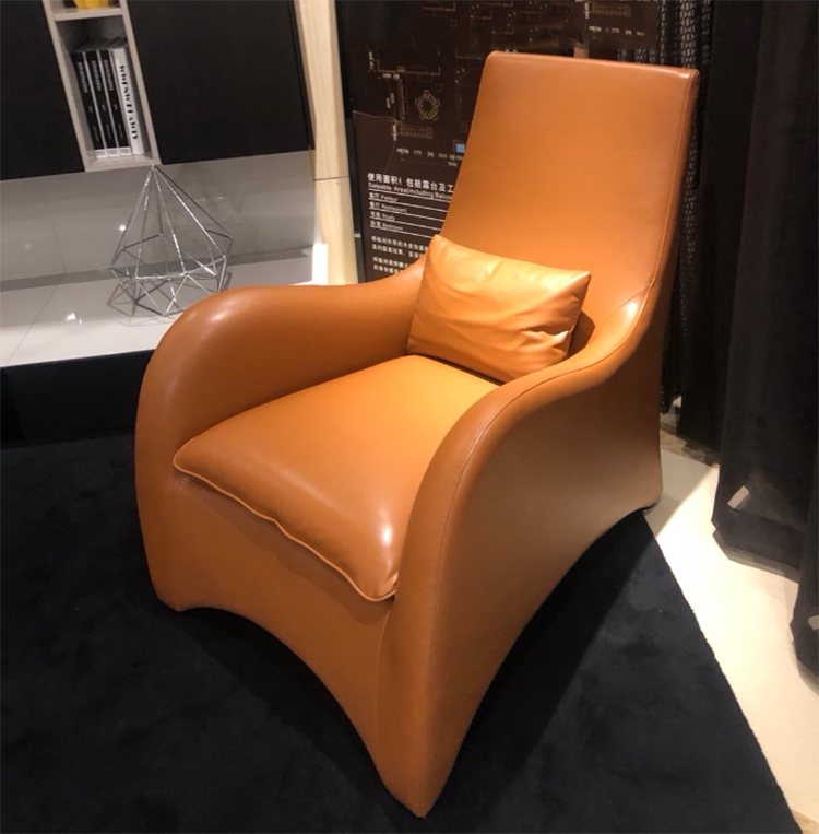 专柜正品城市之窗易格m512y皮休闲椅极简艺术现代家具懒人沙发椅
