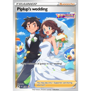 宝可梦卡牌定制DIY手绘婚纱照情侣转卡通头像宠物小精灵设计图