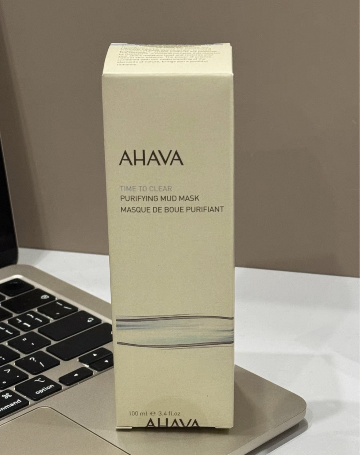 AHAVA死海泥净澈清洁面膜深层清洁毛孔温和不刺激100ml