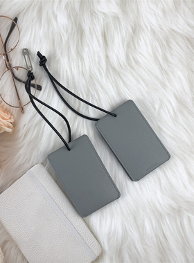 适用于rodeo包包挂件时尚脖子挂饰随身带真皮卡夹机车包挂件吊牌