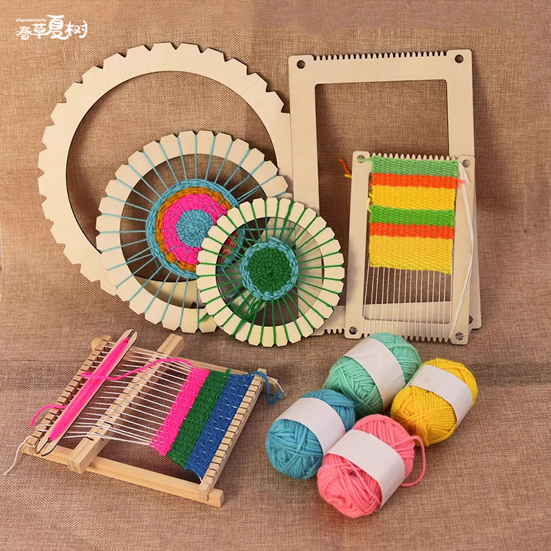 幼儿园毛线球编织手工创意课程环创材料班级美工区角投放教室布置