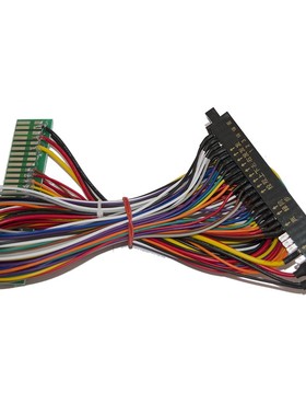 游戏机线材28P焊金手指JAMMA延长线街机格斗机线对打机延长线60cm