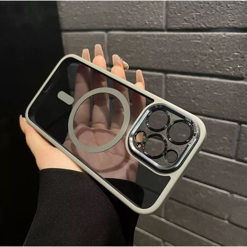 金属镜头框适用苹果18promax手机壳新款iPhone17保护套Air透明16高级感15P硅胶14全包13防摔12磁吸Plus男11女