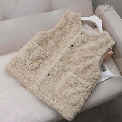 今年流行巨好看保暖羊羔毛绒马甲