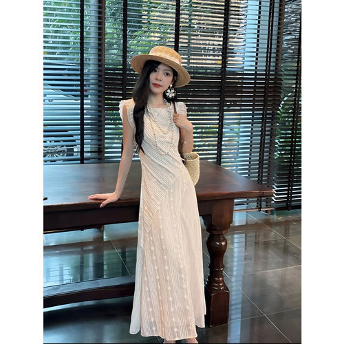 法式轻奢高级感连衣裙子女夏季