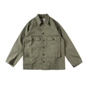 ACE浮生出品 军事夹克新制做旧 夹克 重磅HBT 二战美军M43S衬衫