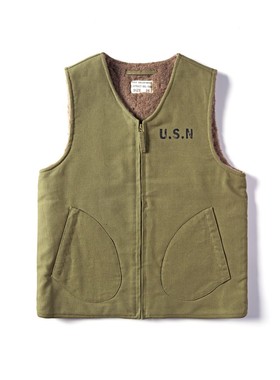 A.C.E.浮生出品 二战海军甲板N1马甲羊毛保暖马甲背心福利款