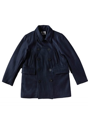 ACE浮生出品 740peacoat/海军740羊毛呢大衣 双排扣 保暖