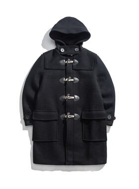 ACE 浮生出品 Duffle coat 达夫尔/渔夫大衣进口重磅针织粗呢80毛