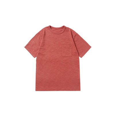 美式复古竹节短袖打底衫