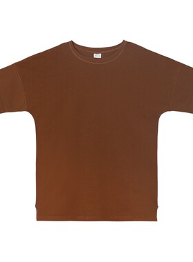 ACE浮生出品 老式四本针拳击手落肩短袖纯色重磅打底T恤美式复古