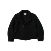 ACE浮生出品30S巨厚羊毛呢运动斜拉机车骑士夹克美式 复古阿美咔叽